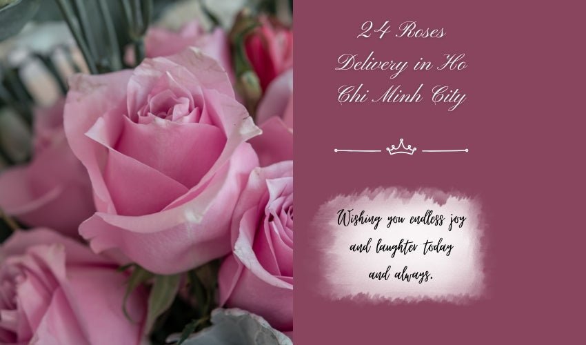 24 Roses Delivery in Ho Chi Minh City