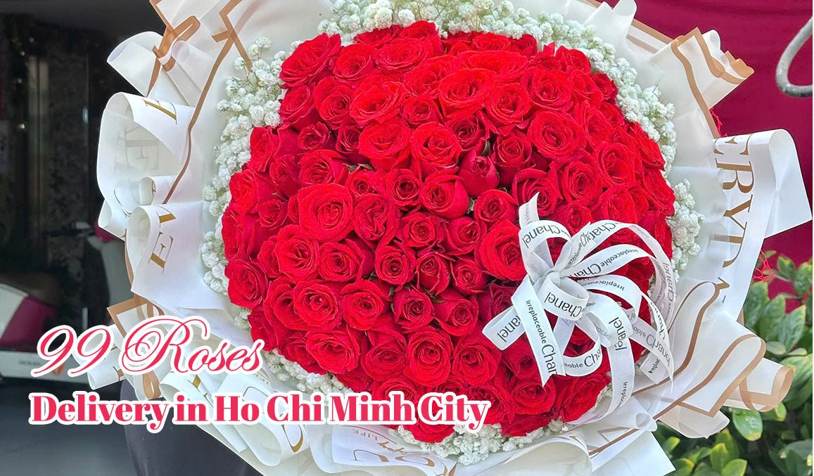 99 Roses Delivery in Ho Chi Minh City