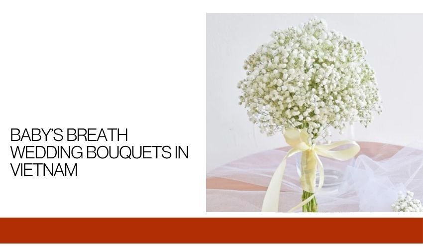 Baby’s Breath Wedding Bouquets in Vietnam