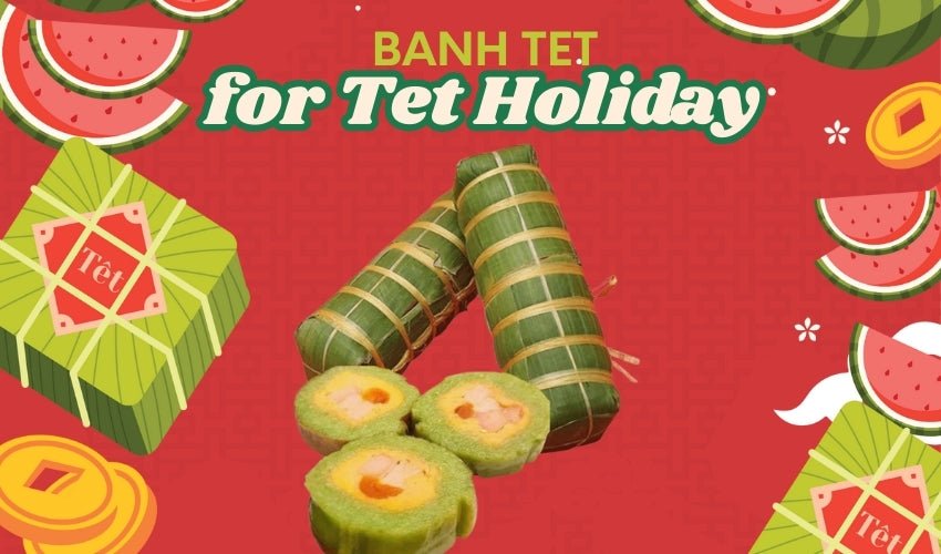 Bánh Tét for Tet Holiday