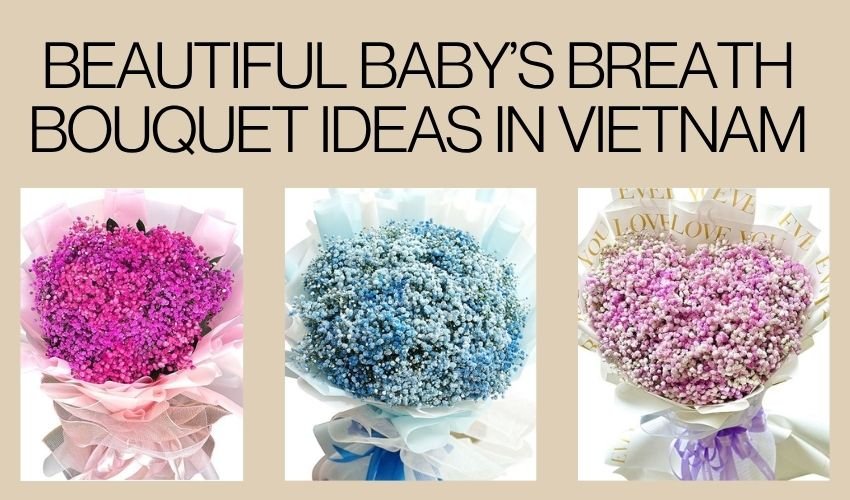 Beautiful Baby’s Breath Bouquet Ideas in Vietnam
