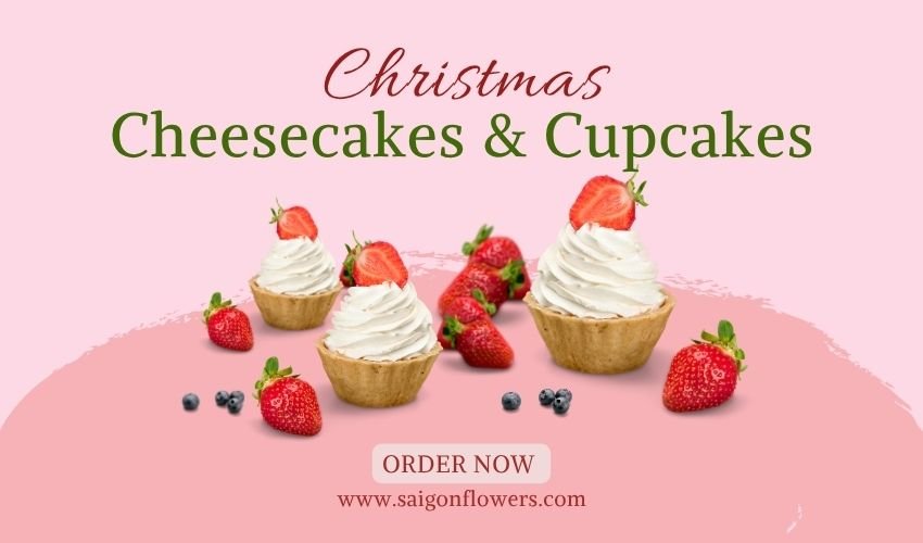 Christmas Cheesecakes & Cupcakes