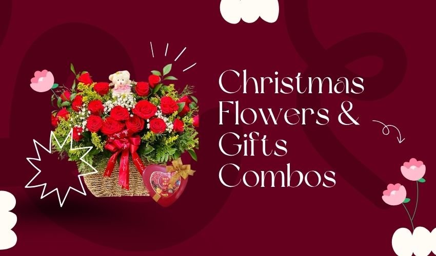 Christmas Flowers & Gifts Combos