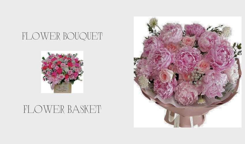Flower Bouquet vs Flower Basket