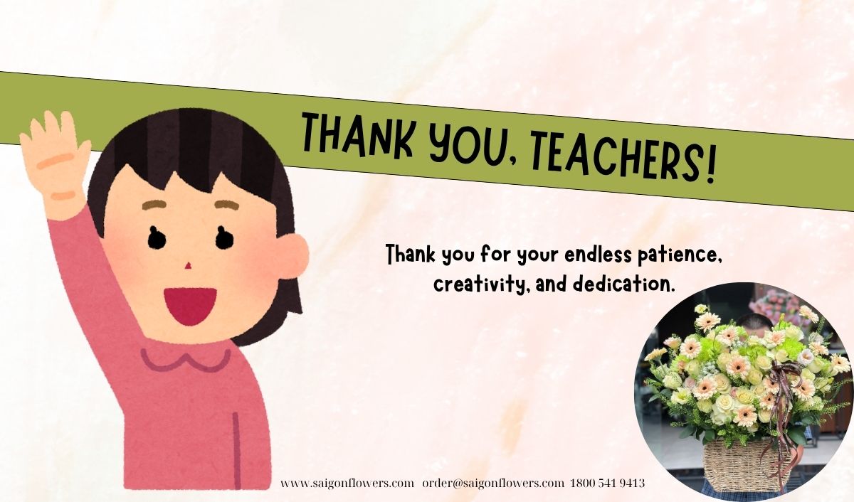 Flowers For Teacher’s Day