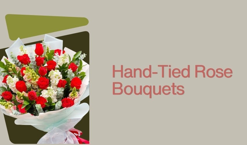 Hand-Tied Rose Bouquets