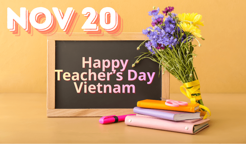 Happy Teacher’s Day Vietnam- Saigon Flowers