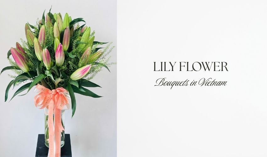 Lily Flower Bouquets in Vietnam