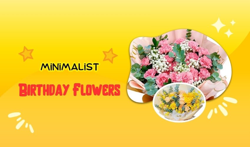 Minimalist Birthday Flowers