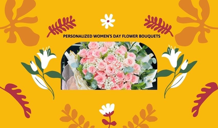 Personalized Women’s Day Flower Bouquets