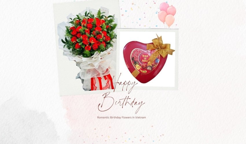 Romantic Birthday Flowers in Vietnam