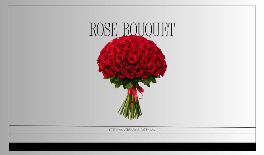 Rose Bouquets for Anniversary in Vietnam