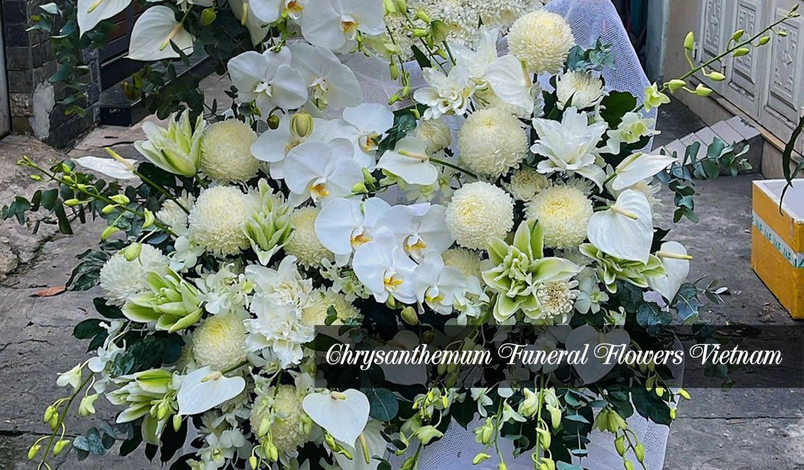 Chrysanthemum Funeral Flowers Vietnam