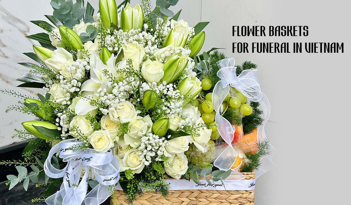 Flower Baskets for Funeral in Vietnam