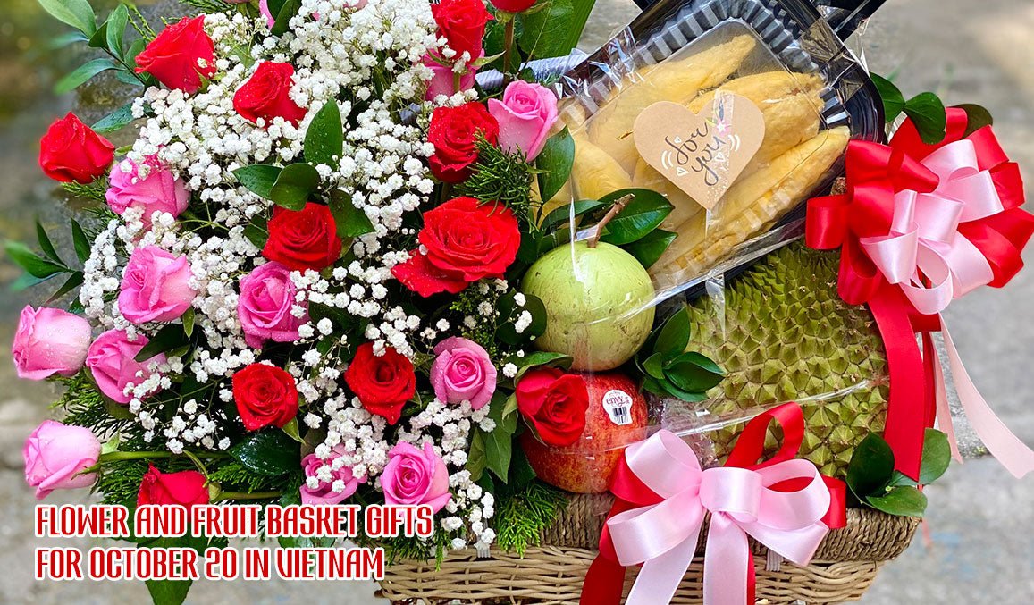 Flower and Fruit Basket Gifts for October 20 in Vietnam