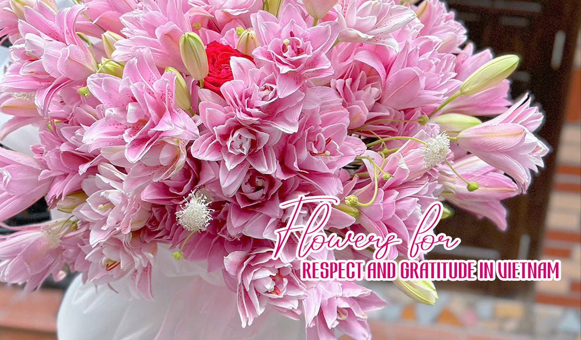Flowers for Respect and Gratitude in Vietnam