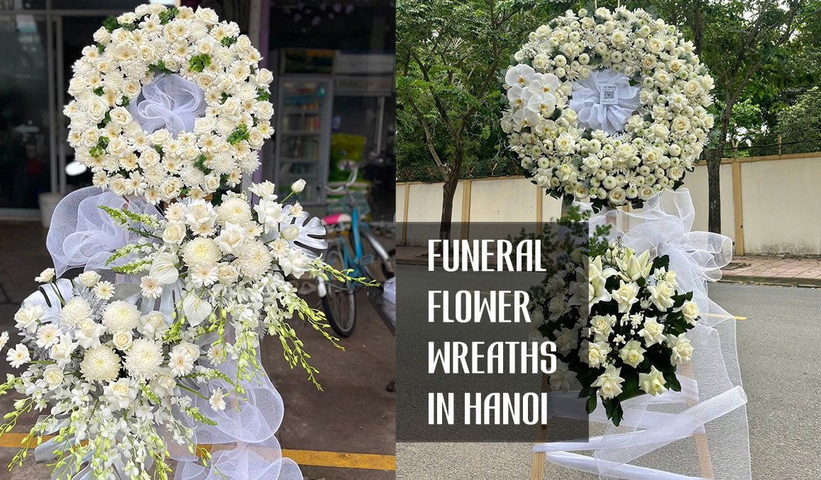 Funeral Flower Wreaths in Hanoi