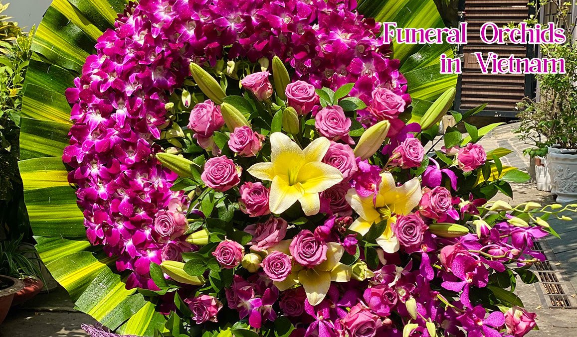 Funeral Orchids in Vietnam