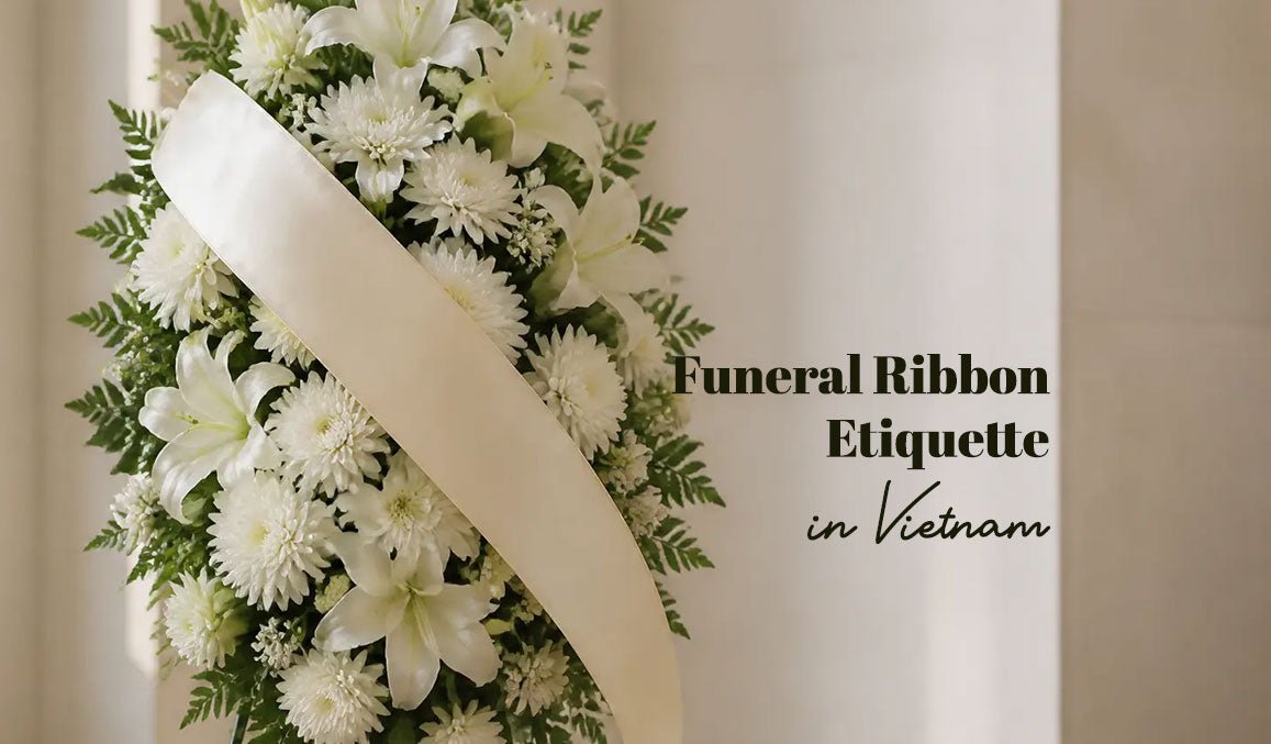 Funeral Ribbon Etiquette in Vietnam