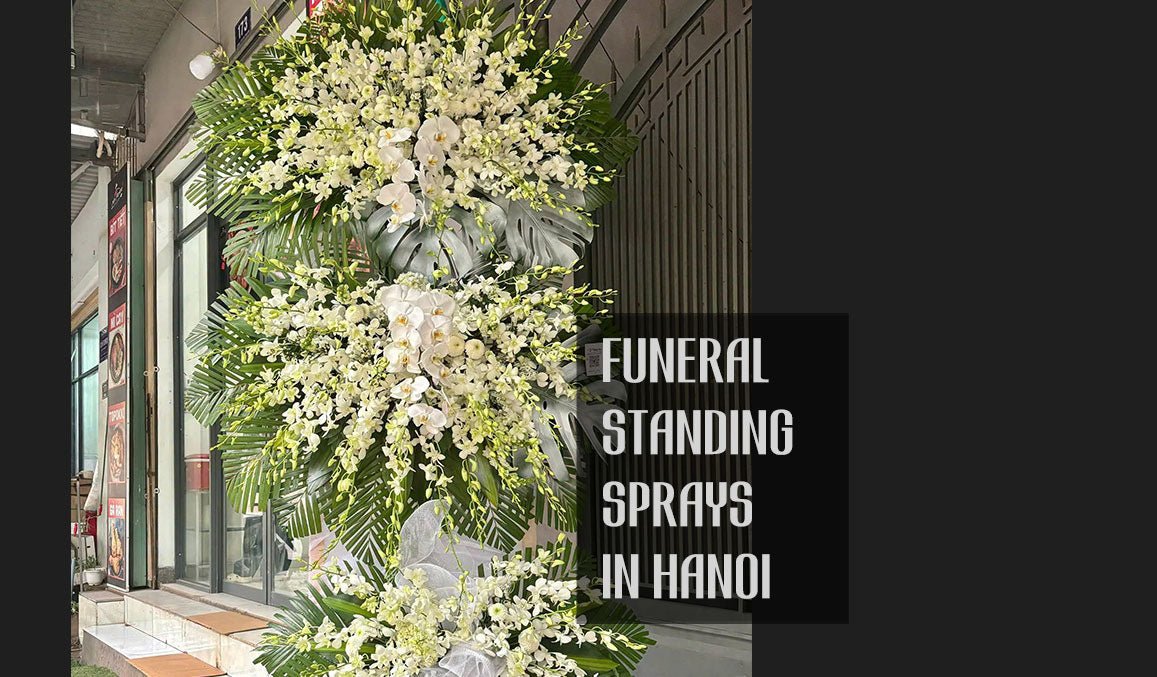 Funeral Standing Sprays in Hanoi