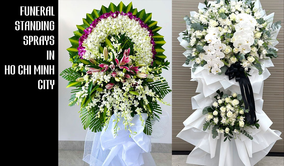 Funeral Standing Sprays in Ho Chi Minh City