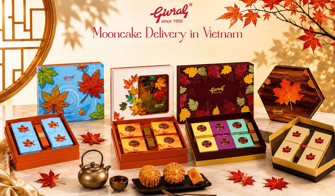 Givral Mooncake Delivery in Vietnam