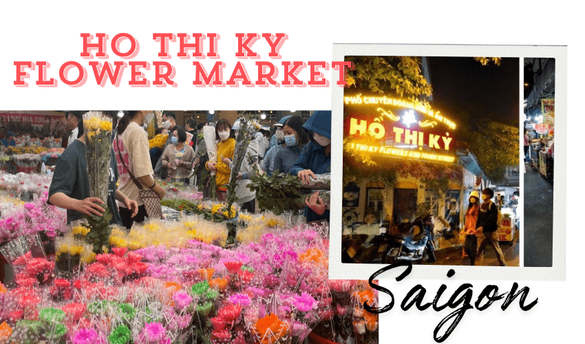 Ho Thi Ky Flower Market in Saigon