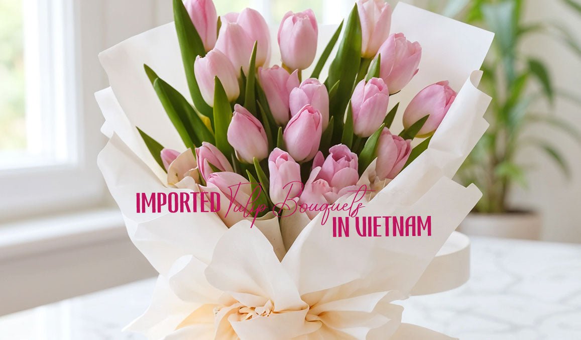 Imported Tulip Bouquets in Vietnam