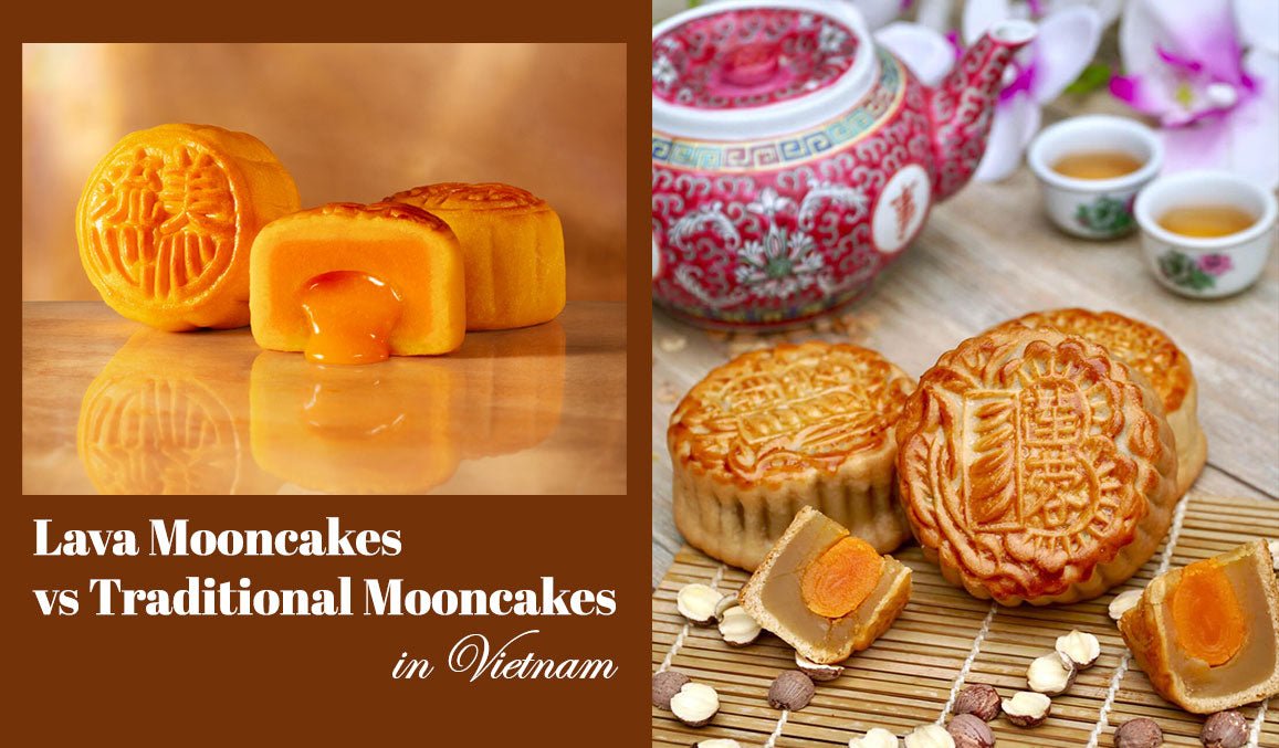 Lava Mooncakes vs Traditional Mooncakes in Vietnam