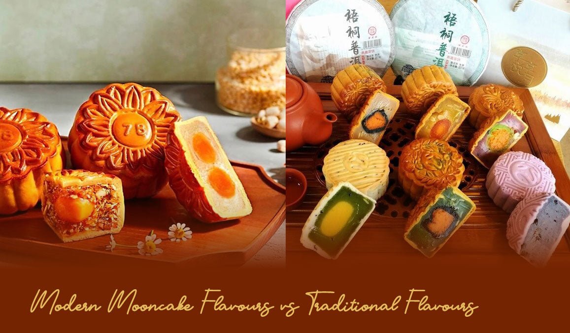 Modern Mooncake Flavours vs Traditional Flavours