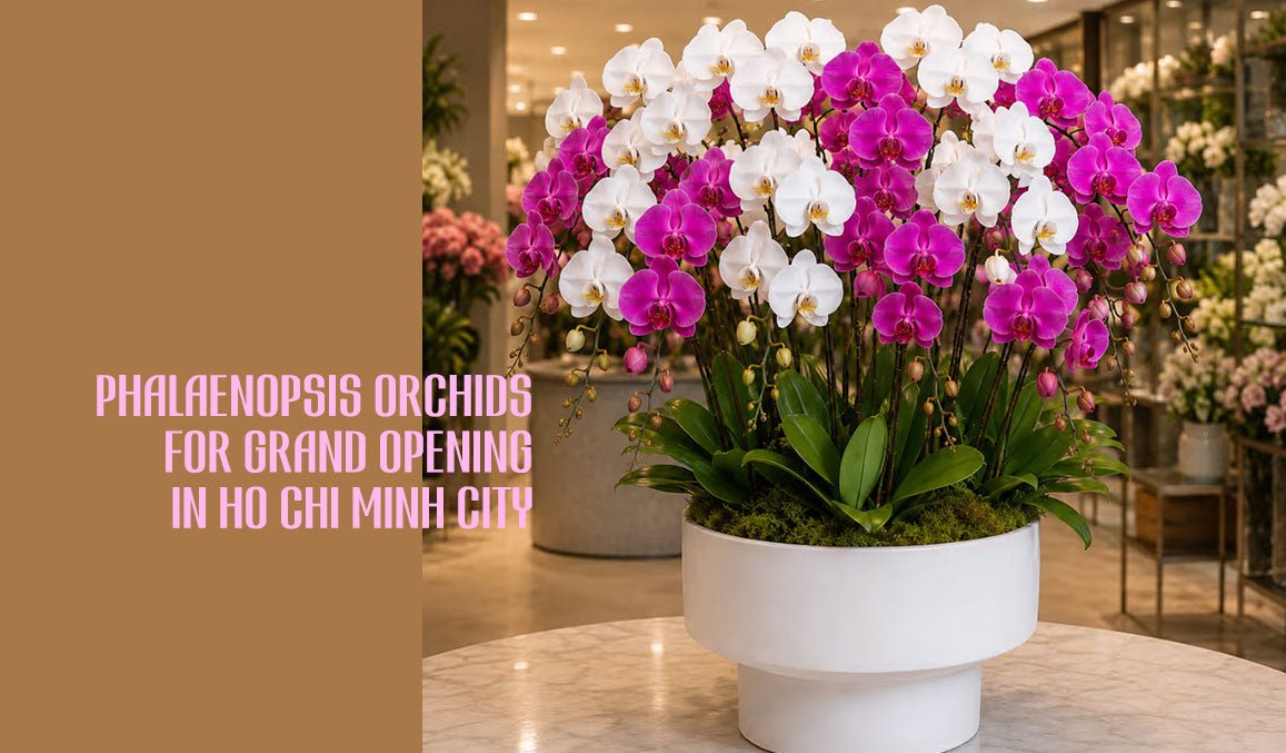 Phalaenopsis Orchids for Grand Opening in Ho Chi Minh City