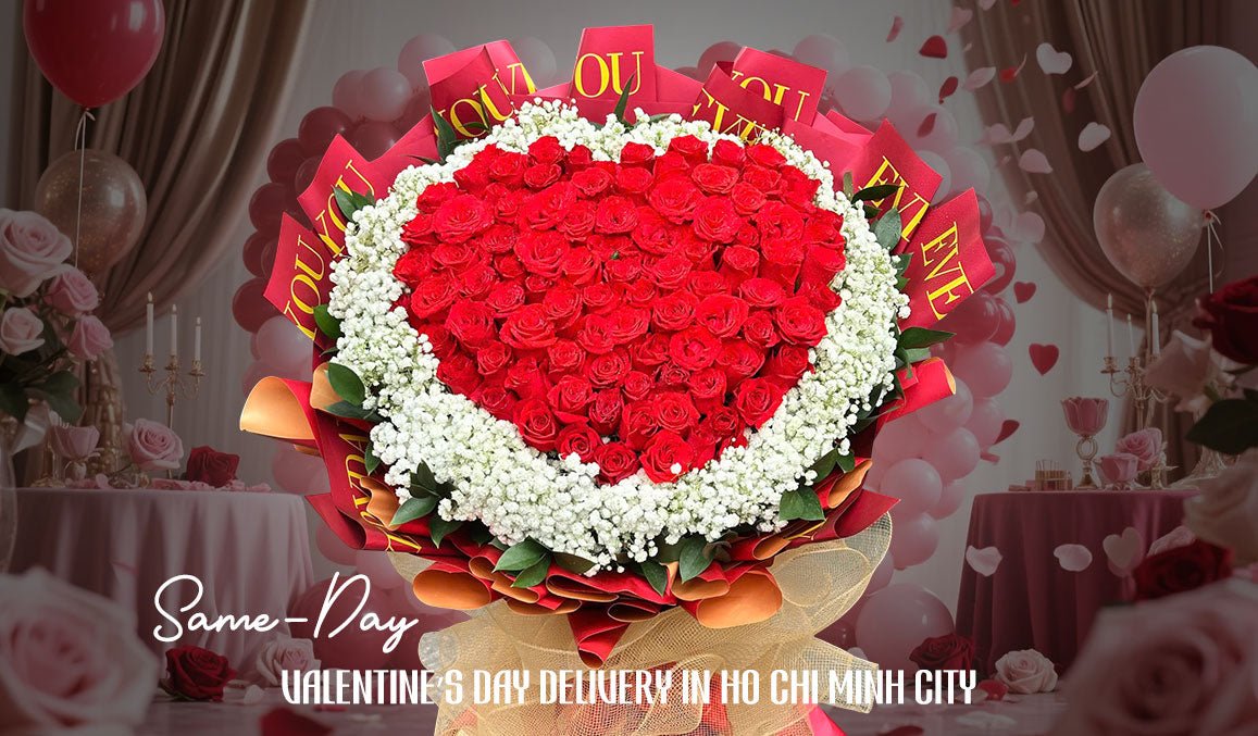 Same-Day Valentine’s Day Delivery in Ho Chi Minh City