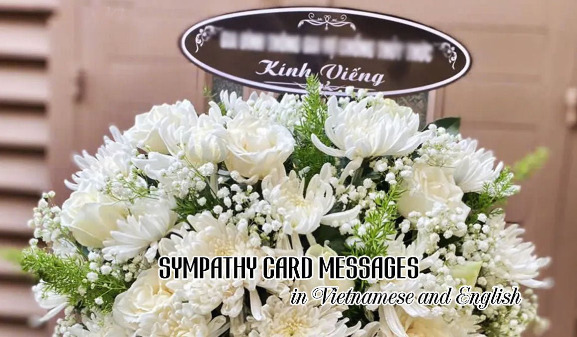 Sympathy Card Messages in Vietnamese and English