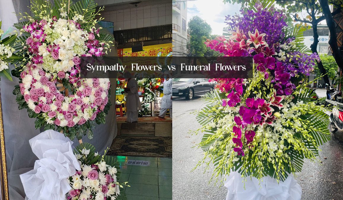 Sympathy Flowers vs Funeral Flowers