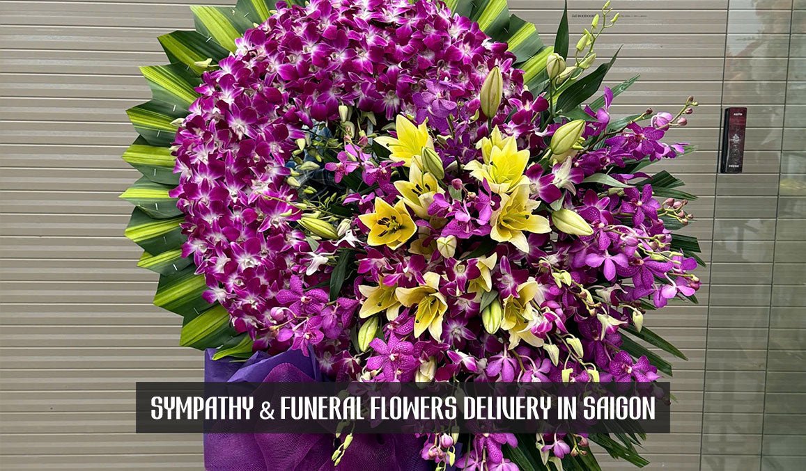 Sympathy Funeral Flowers Delivery in Saigon