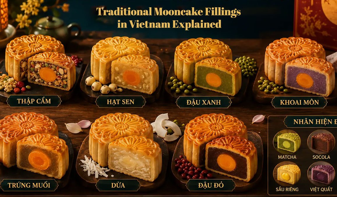 Traditional Mooncake Fillings in Vietnam Explained