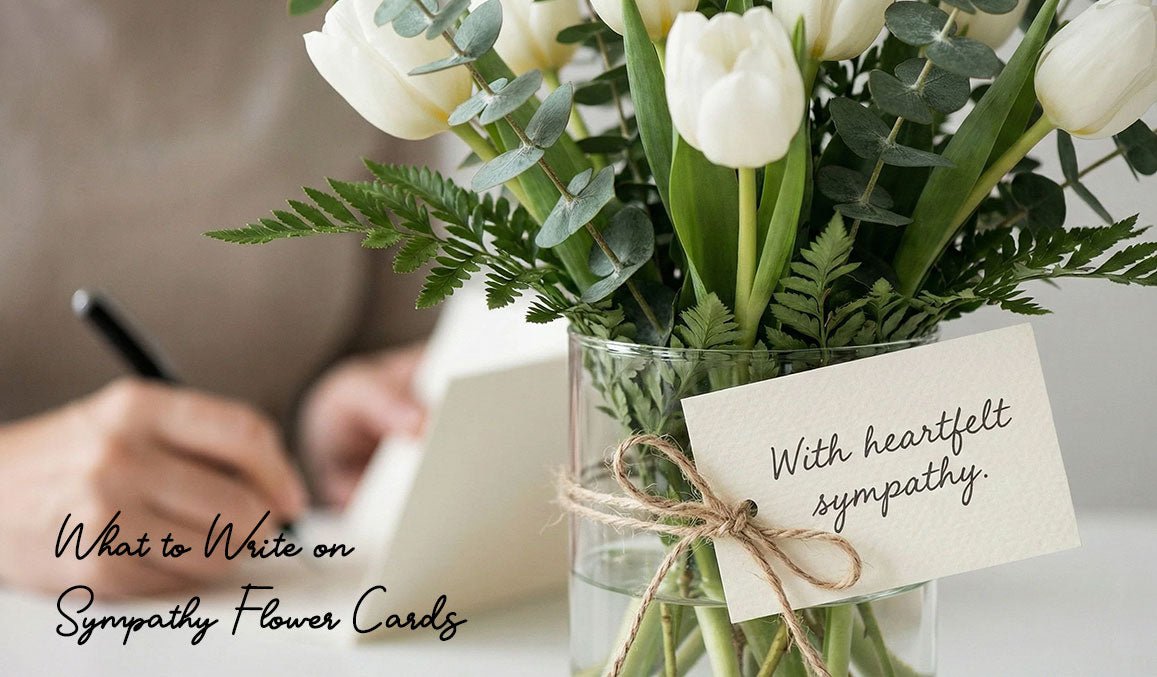 What to Write on Sympathy Flower Cards