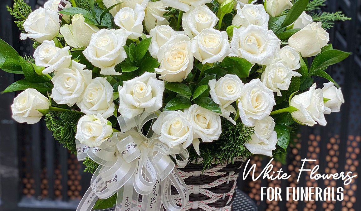 White Flowers for Funerals