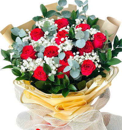 12 Red Roses For Mother's Day