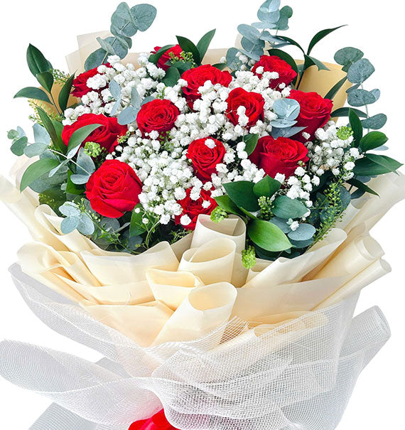 12 Red Roses Valentine’s Day Vietnam