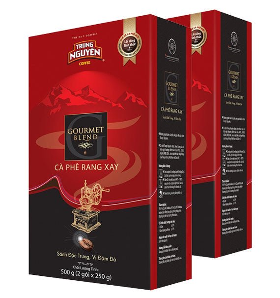 2 Boxs of Gourmet Blend Roasted Coffee Trung Nguyen Legend