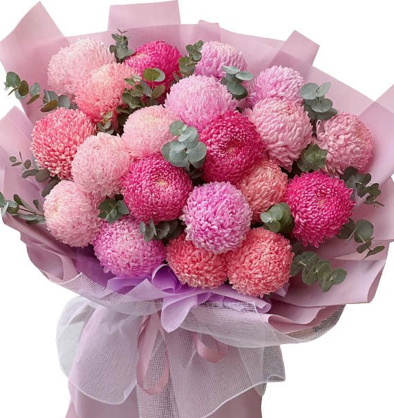 20 Mixed Peony Chrysanthemum Bouquet