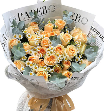 24 Orange Roses For Mother's Day