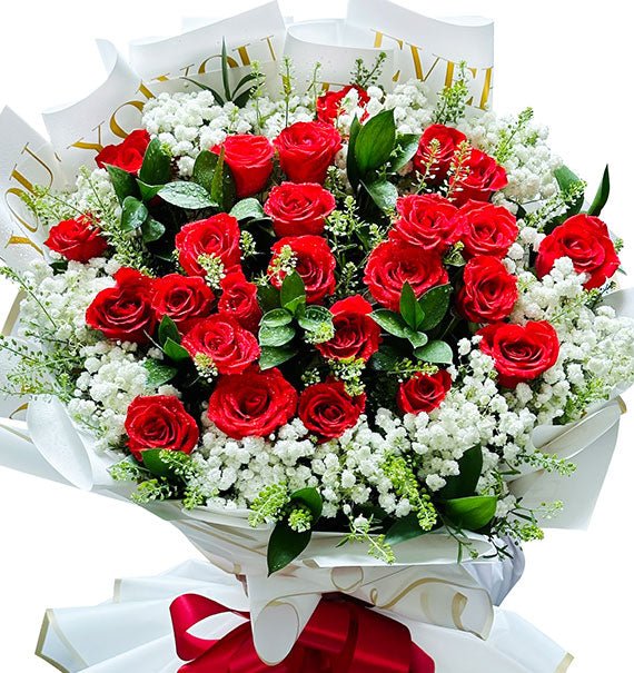 24 Red Roses For Mothers Day Vietnam