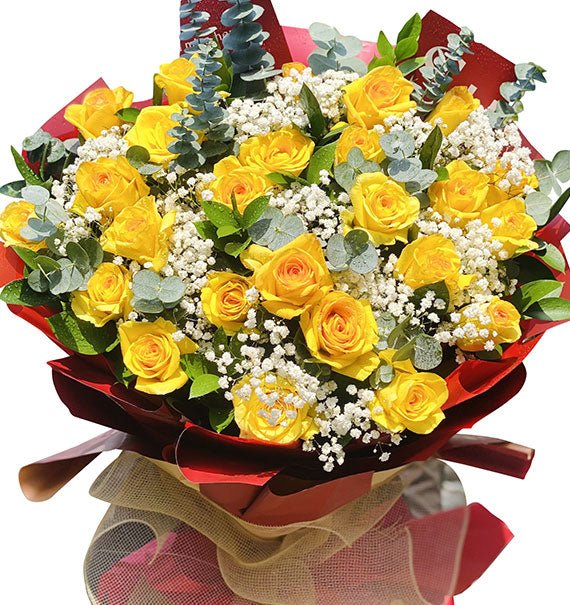 24 Yellow Roses Valentine’s Day Vietnam