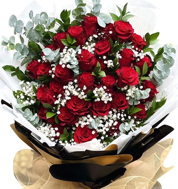 36 Red Ecuadorian Roses Bouquet