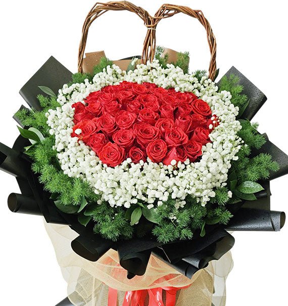 36 Red Roses Bouquet For Women’s Day – Saigon Flowers