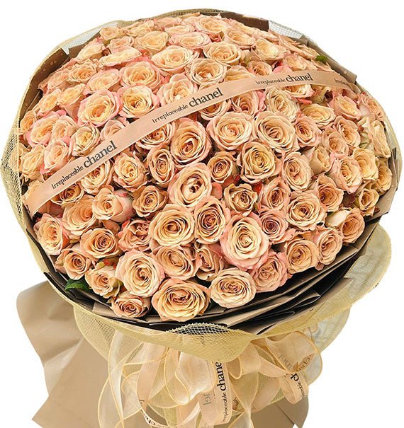 99 Cappucino Roses Bouquet For Women’s Day Vietnam