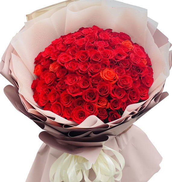 99 Red Roses Bouquet