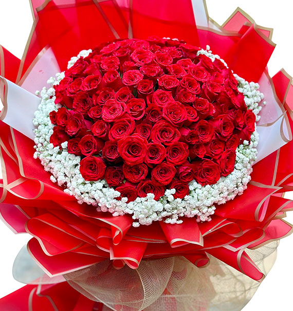 99 Red Roses Valentine’s Day Vietnam